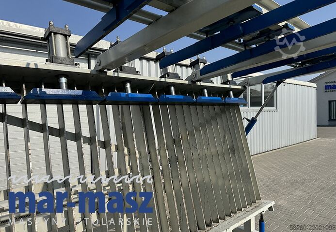 Hydraulic assembly press for gluing COMPOSER BHT 1-6200 12 siłowników