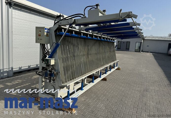 Hydraulic assembly press for gluing COMPOSER BHT 1-6200 12 siłowników