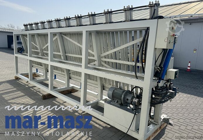 Hydraulic assembly press for gluing COMPOSER BHT 1-6200 12 siłowników