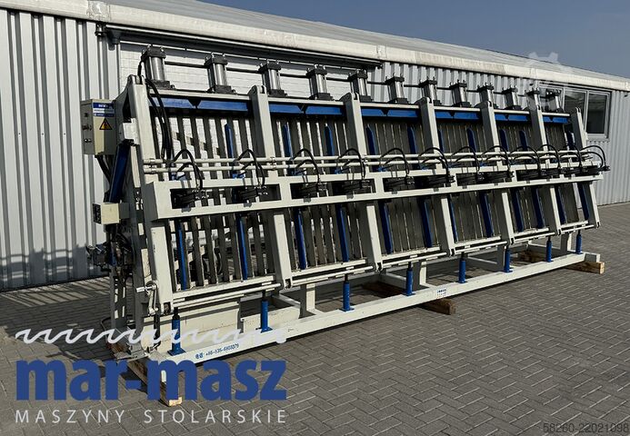 Hydraulic assembly press for gluing COMPOSER BHT 1-6200 12 siłowników