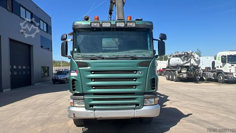 Kipper mit Kran Scania G 380 (EURO 5 / BIG HUB / STEEL SUSP. / HMF 164...