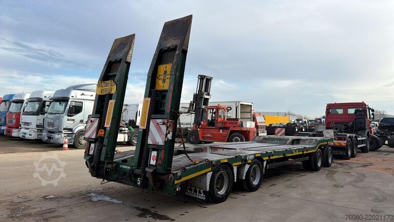 Low loader Schwarzmüller T4 G01VBN1 (40.000 KG / BLATGEFEDERT / VERBR AU...