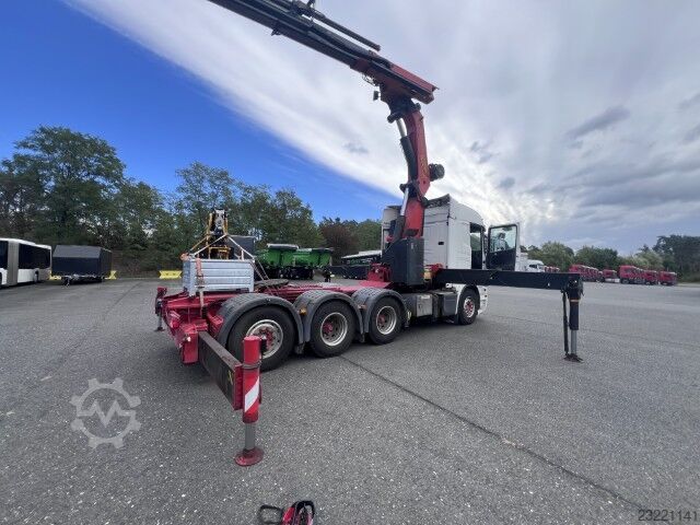 Truck mounted crane SCANIA R 730 LB 8x4 HNA Kran PK50002 EH