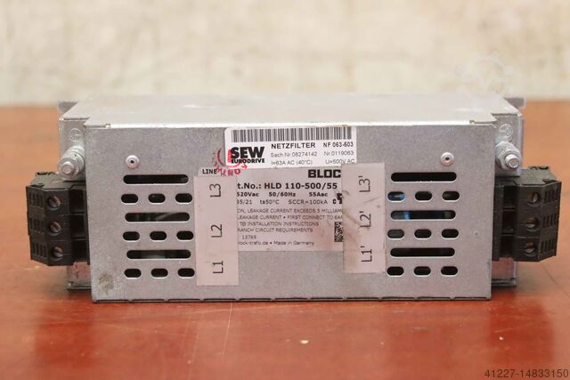 Line filter interference filter SEW Eurodrive Block NF 063-503 HLD 110-500/55