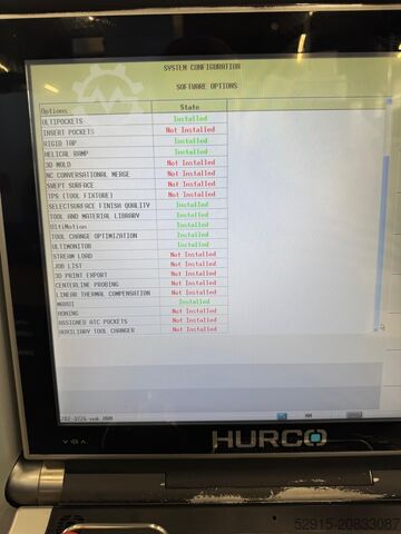 CNC-FRÄSMASCHINE Hurco VMX30 HSi