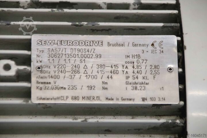 Conveyor belt 25 m/min Paal's WGUH-1000 2800 x 960 mm