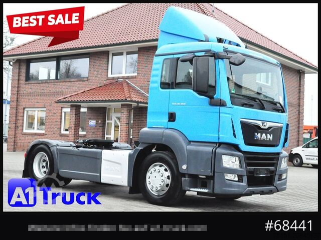 Standard SZM MAN TGS 18.360 , Heckfenster, Intarder, Rangier, neue Sattelplatte