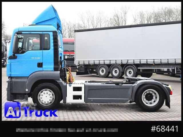 Standard SZM MAN TGS 18.360 , Heckfenster, Intarder, Rangier, neue Sattelplatte