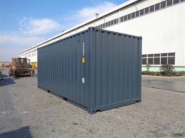 Shipping container 20-Fuß Lagercontainer 20-Fuß Container RAL7035 HAMBURG