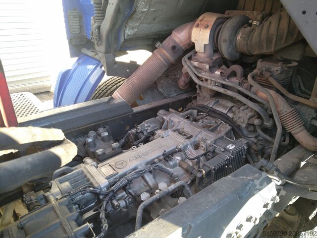 Roll-off tipper truck Mercedes Actros 2641 6x4 mit Recyclingkran