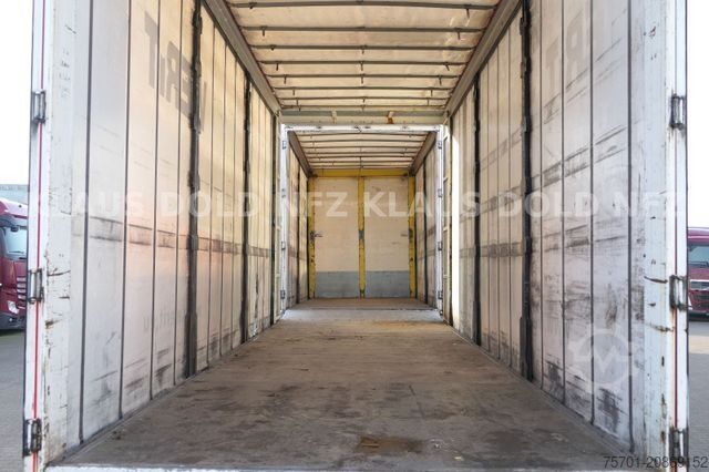 Flatbed truck with tarp MAN TGX 18.400 Retarder Komplettzug mit Anhänger