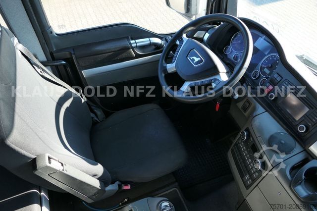 Flatbed truck with tarp MAN TGX 18.400 Retarder Komplettzug mit Anhänger