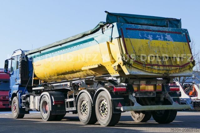 Kipper LKW MAN TGS 18.500 Kippmulde Komplettzug Schwarzmüller