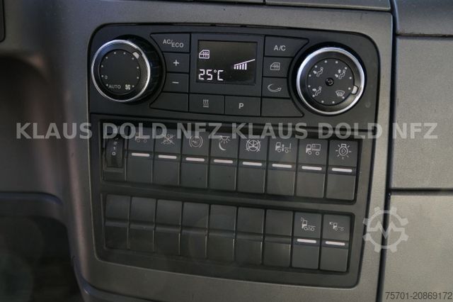 Flatbed truck with tarp MAN TGX 18.400 Pritsche Plane Retarder 2-Tanks