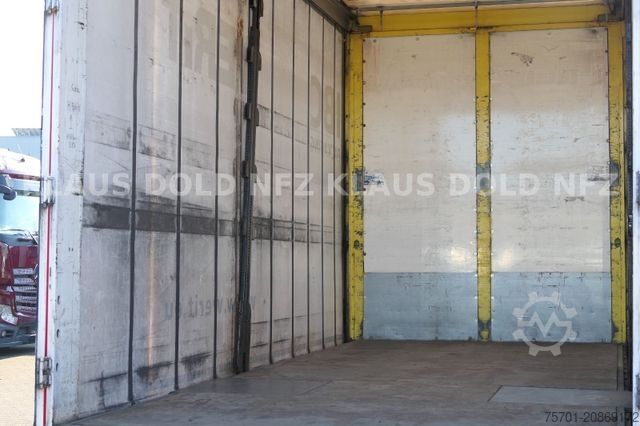 Flatbed truck with tarp MAN TGX 18.400 Pritsche Plane Retarder 2-Tanks