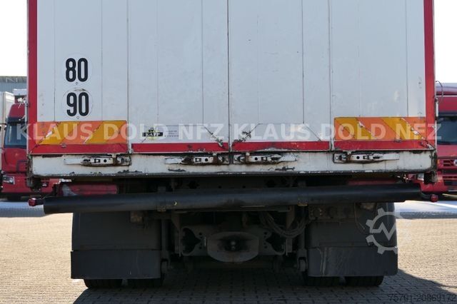 Flatbed truck with tarp MAN TGX 18.400 Pritsche Plane Retarder 2-Tanks