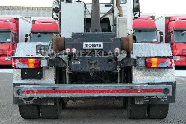 Roll-off tipper truck MAN TGS 35.500 Abrollkipper Mobas Retarder 8x4 Euro6