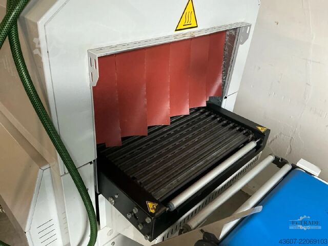 Winkelschweissmaschine Schrumpftunnel - Shrinkwrapper Shrink Tunnel SMIPACK FP 560a - T450