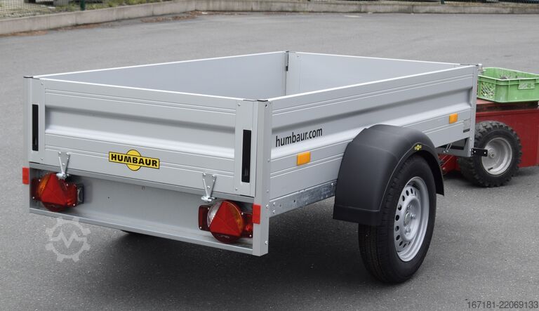 Open trailer HUMBAUR Einachsanhänger HA 752111KV