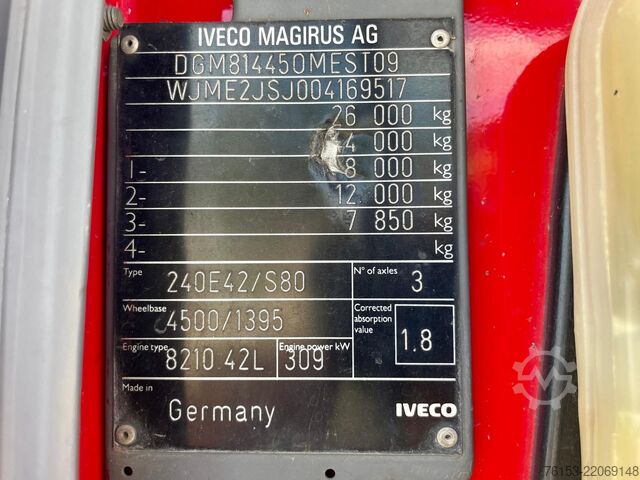 Crane truck IVECO EUROTECH 240E 42