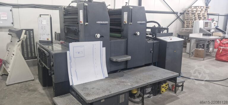 Offset printing press Heidelberg PM 74 2 STRAIGHT NEW ROLLERS