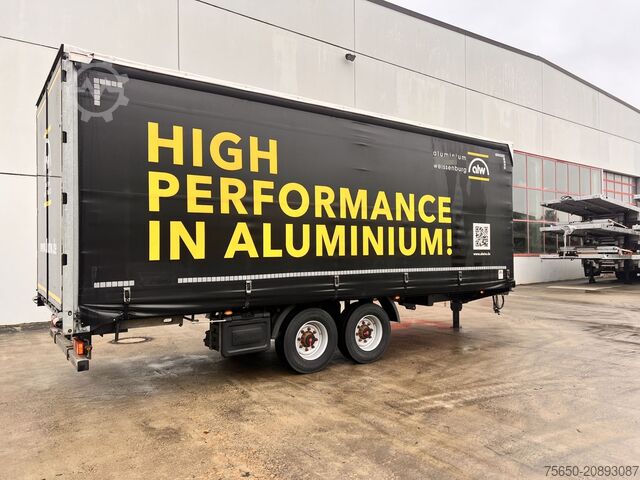 Anhänger mit Pritsche & Plane Fliegl TPS135  13,5 t Tandemplanenanhänger, neuwertig