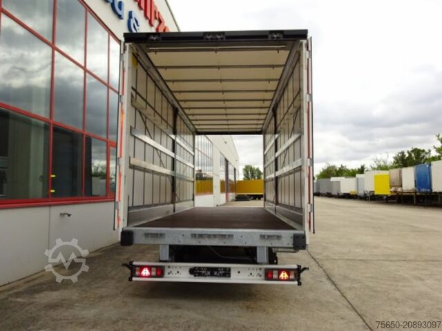 Anhänger mit Pritsche & Plane Möslein TPW 105 D Schwebheim  Tandem- Planenanhänger Durchladen