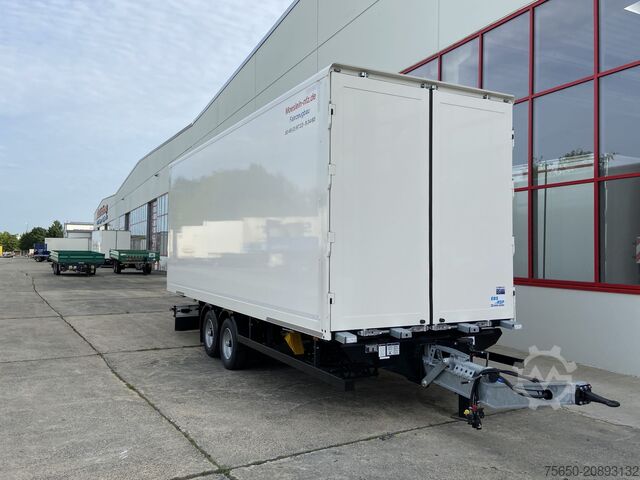 Box trailer Möslein TKO 105 D 6m  weiß  Tandem- Koffer, Durchladbar, -- Neufahrzeug --