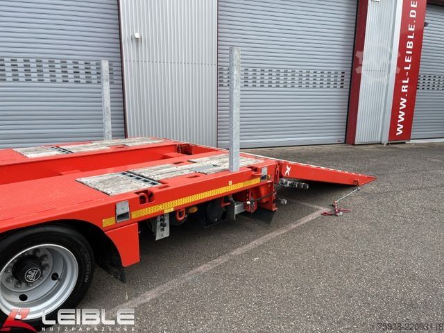 Low loader semitrailer KÄSSBOHRER KSLA Mega*Teleskop*Verbreiterbar*Radmulde*Seilw.
