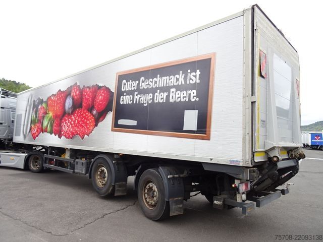 Kofferauflieger ACKERMANN-FRUEHAUF 2-Achs*11,7 m*Frigoblock* 2t LBW*Lenk+Lift Achse