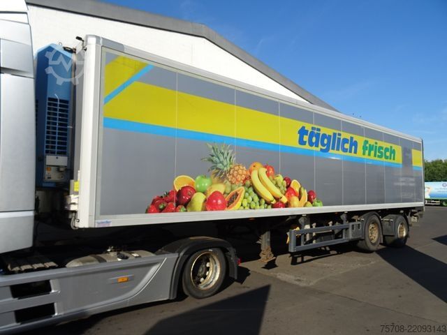 Kühlauflieger ACKERMANN-FRUEHAUF 2-Achs*11,8m*gelenkt*LBW*Frigoblock*Liftachse
