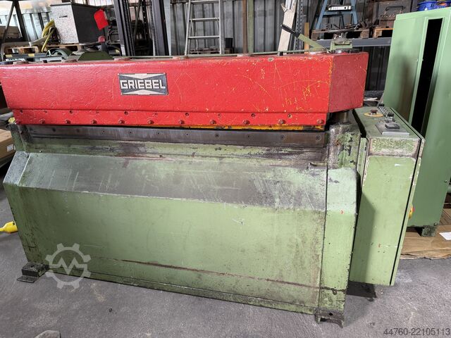 Sheet straightening system with cut-to-length line Griebel BRA 1550 * 2mm