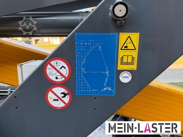 Arbeitsbühne Anhänger Paus PAUS GT 16AG  Arbeitshöhe 16m 200kg Stromagregat