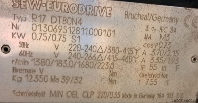 Modular conveyor with combiner belt GF Transnorm GF 2500-1300-1200