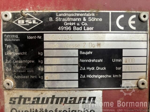 Forage wagon Strautmann Super Vitesse 2 Do-H