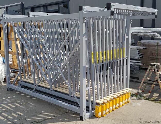 Glass racking system NEW EXPOGLASS ® M80 - 10 S