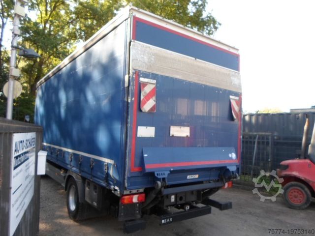 Flatbed truck with tarp MERCEDES-BENZ 1624 L/ Tautliner/ LBW