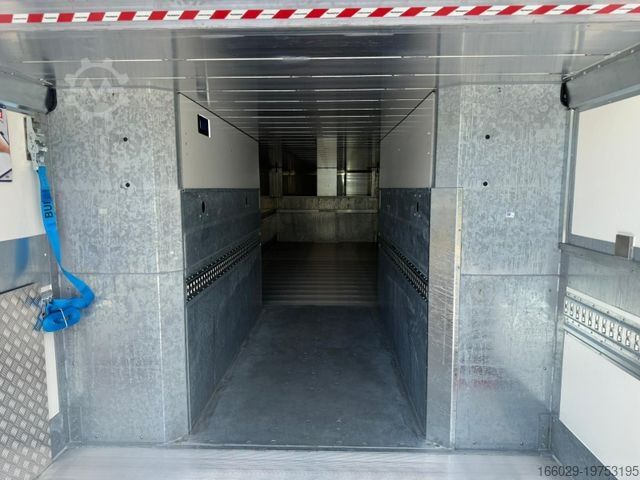 Low loader semitrailer Burgers Doppelstock Trailer 60% mehr Ladefläche