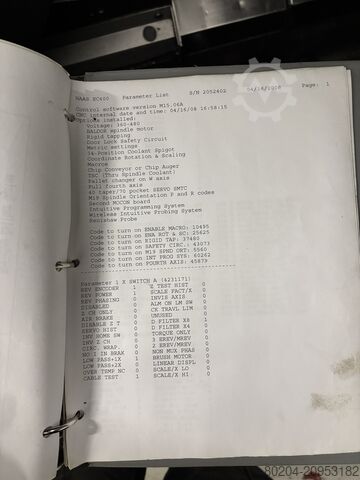 Horizontal machining center HAAS EC400