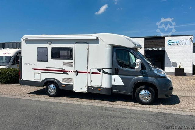 Semi-integrated camper ADRIA Sport 573 DF - Festbett -  - Klima -