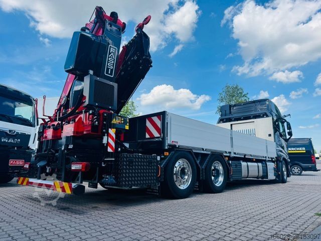 Truck mounted crane VOLVO FH 540 6x2 Container Fassi F545 Heck 360° 100%