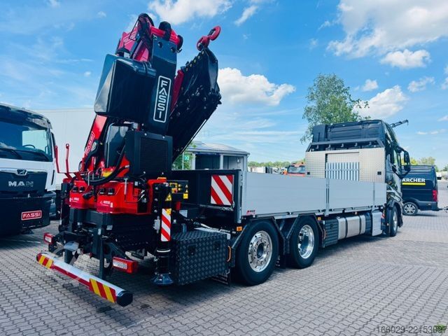 Truck mounted crane VOLVO FH 540 6x2 Container Fassi F545 Heck 360° 100%