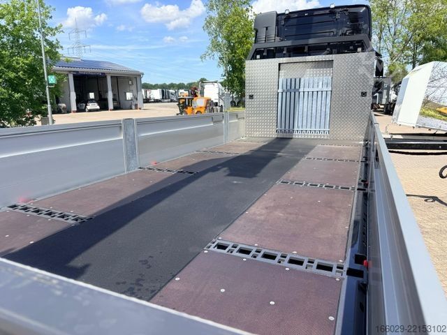 Flatbed truck VOLVO FH 540 6x2 Container Fassi F545 Heck 360° 100%
