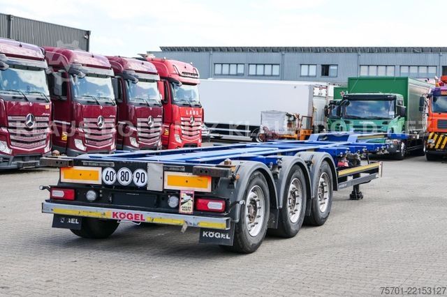 Swap body semitrailer KÖGEL BDF Wechselfahrgestell Liftachse 41,00 t