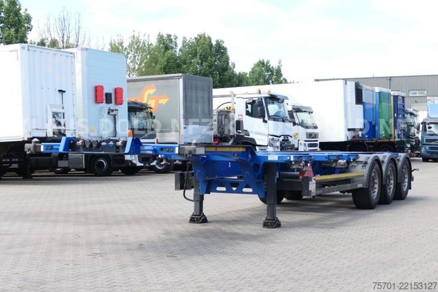 Swap body semitrailer KÖGEL BDF Wechselfahrgestell Liftachse 41,00 t