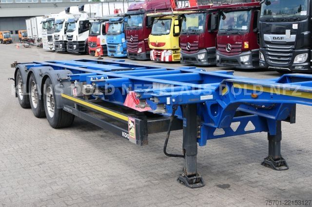 Swap body semitrailer KÖGEL BDF Wechselfahrgestell Liftachse 41,00 t
