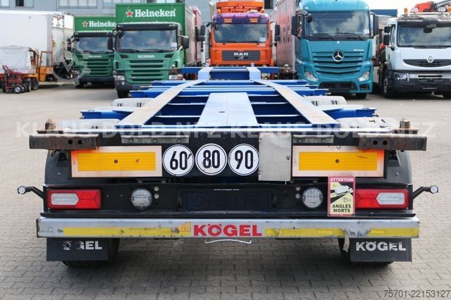Swap body semitrailer KÖGEL BDF Wechselfahrgestell Liftachse 41,00 t