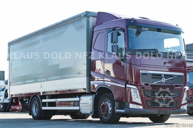 Flatbed truck with tarp VOLVO FH 420 Pritsche Plane Bordwände Vollluft Euro 6