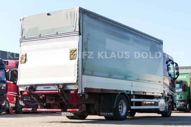 Flatbed truck with tarp VOLVO FH 420 Pritsche Plane Bordwände Vollluft Euro 6