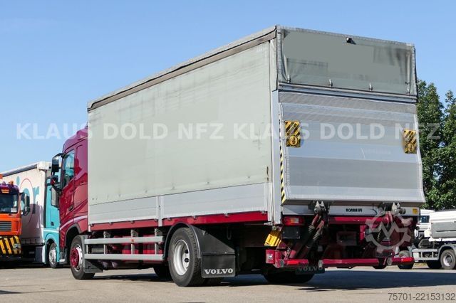 Flatbed truck with tarp VOLVO FH 420 Pritsche Plane Bordwände Vollluft Euro 6